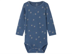 Name It vintage indigo kløver rib body